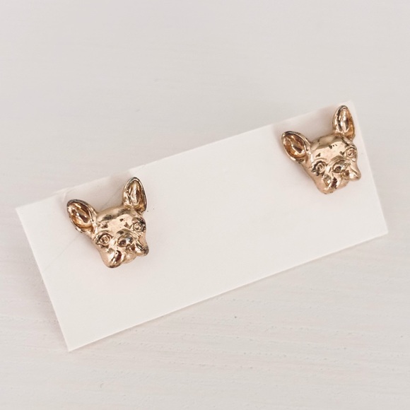 J. Crew Jewelry - ✨J CREW French Bulldog Earrings